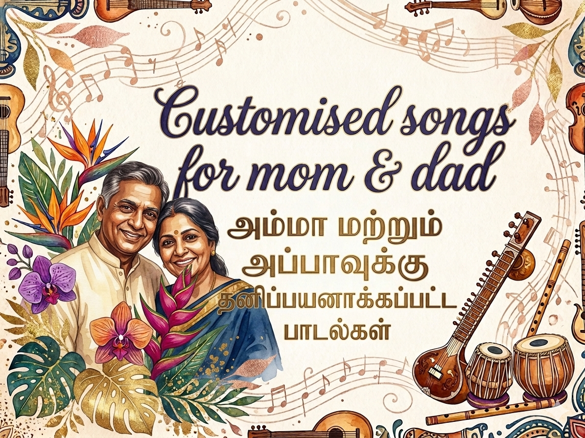 Tamil Customised Mom/Dad Songs